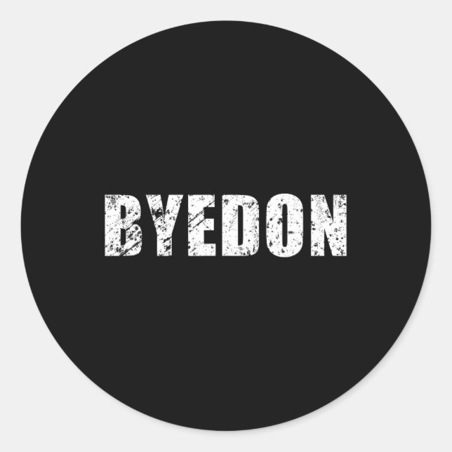 Sticker Rond Don Retro Vintage Grunge Funny (Devant)