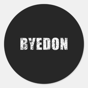 Sticker Rond Don Retro Vintage Grunge Funny