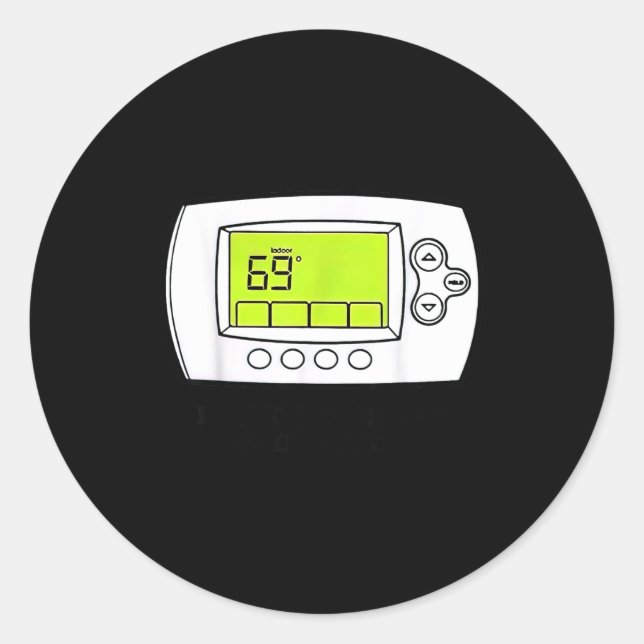 Sticker Rond Don’t Touch The Tat Funny For Men Women  (Devant)