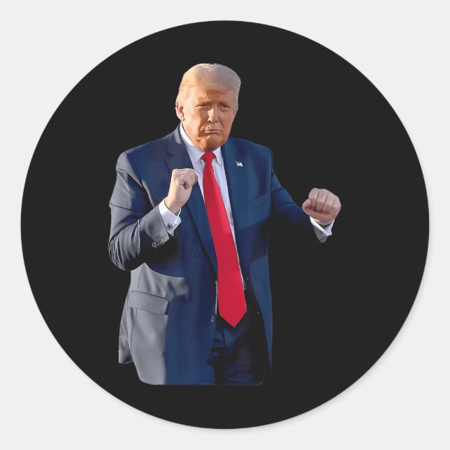 Sticker Rond Donald Trump 47e investiture du président 2025 (2  (Devant)