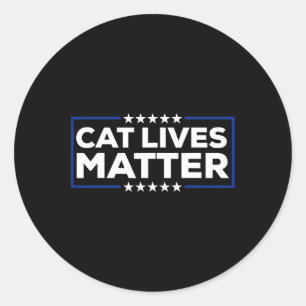 Sticker Rond Donald Trump Cats