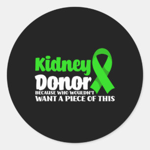Sticker Rond Donateur Transplant Fun Obtenir Bien Chirurgie Rei
