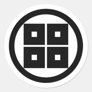 Sticker Rond Donc clan mon, Japon