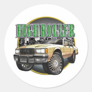 Sticker Rond Donk Caprice Creme
