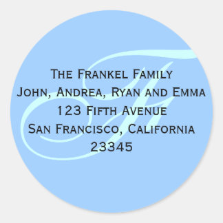 Sticker Rond Donne-moi ton adresse (étiquette) !