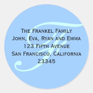 Sticker Rond Donne-moi ton adresse (étiquette) !