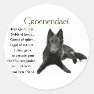 Sticker Rond Dons de Groenendael