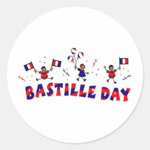 Sticker Rond Dons du 14 juillet et Tee - shirt