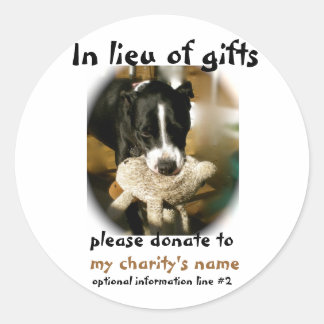 Sticker Rond Dons en remplacement de dons