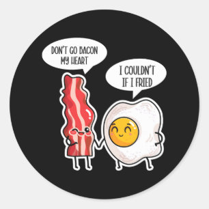 Sticker Rond Don't Go Con My Heart - Con Lover Bbq Pork Grillin
