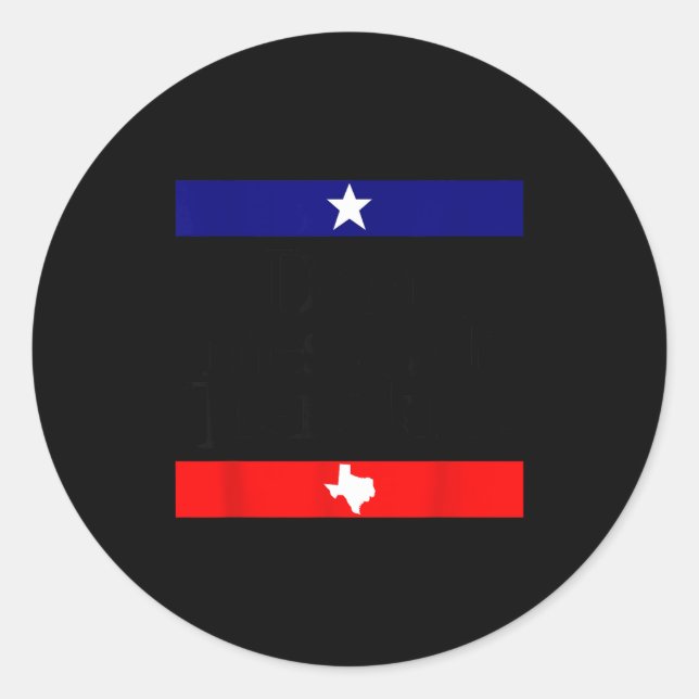 Sticker Rond Don't Mess With Trans Kids Texas Pride Protect Tra (Devant)