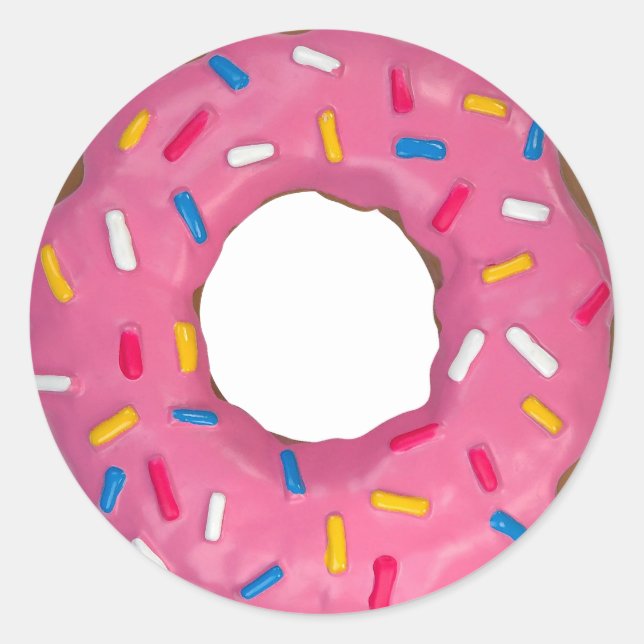 Sticker Rond Donut (Devant)