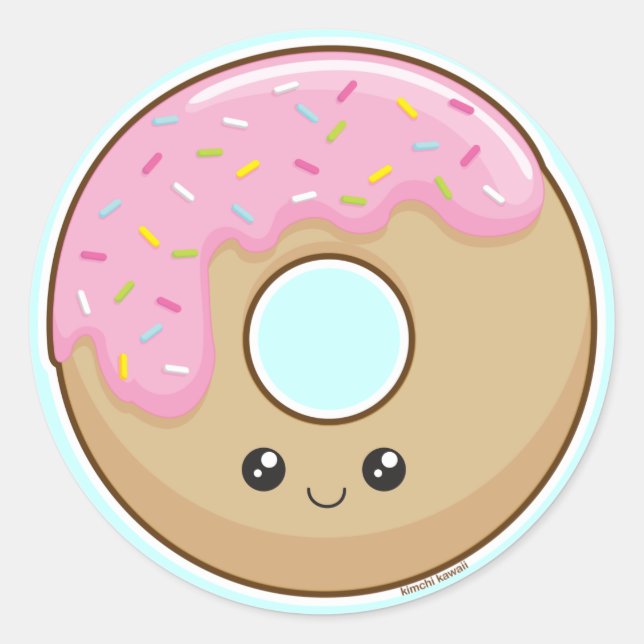 Sticker Rond Donut (Devant)