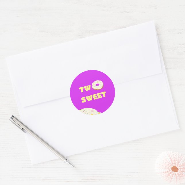 Sticker Rond Donut (Enveloppe)