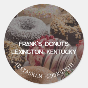 Sticker Rond Donuts