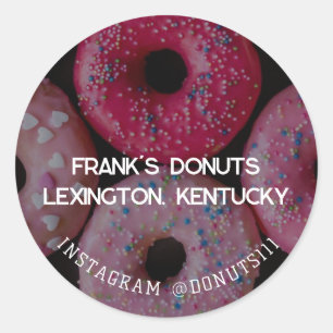 Sticker Rond Donuts
