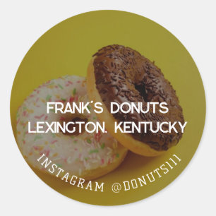 Sticker Rond Donuts