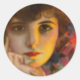 Sticker Rond Dorothy Phillips