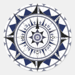 Sticker Rond DOS Ventos de Colecção Rosa