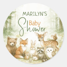 Douce Fête de Naissance Animaux de Bébé Mignons