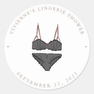 Sticker Rond Douche Lingerie