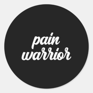 Sticker Rond Douleur Guerrier Crps Mois de sensibilisation Rsd