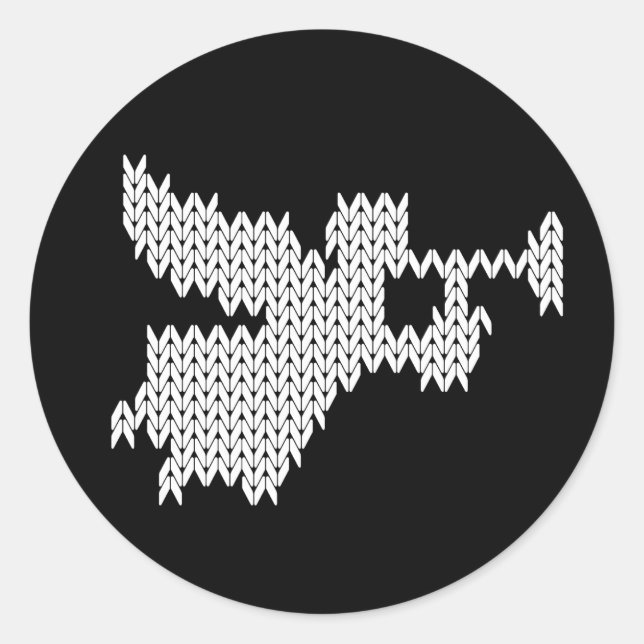 Sticker Rond Doux de Noël moche Ange Trumpet Religieux (Devant)