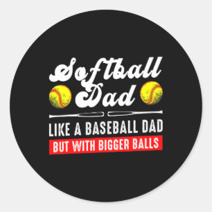 Sticker Rond Doux papa comme un vente mais avec plus gros