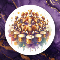 Douze tambours tambourinant Douze jours de Noël
