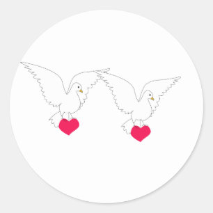 Sticker Rond Dove