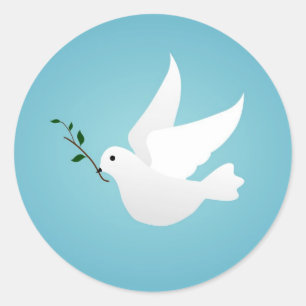 Sticker Rond Dove