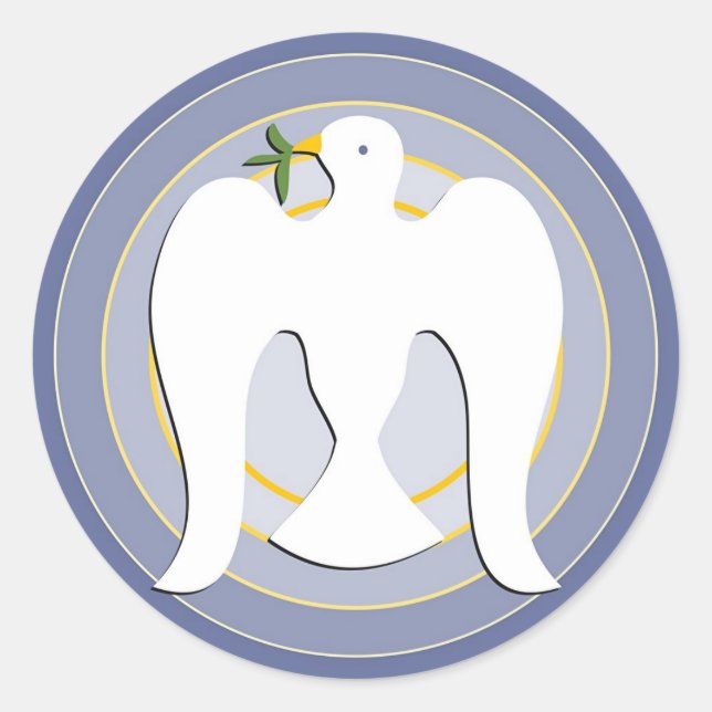 Sticker Rond Dove (Devant)