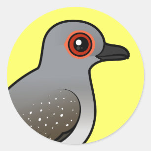 Sticker Rond Dove de diamant Birdorable