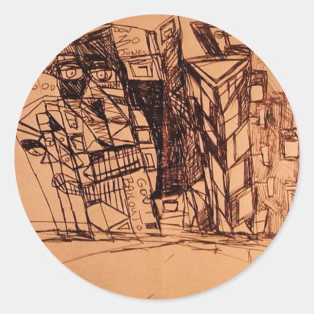 STICKER ROND DOW 30 (Devant)