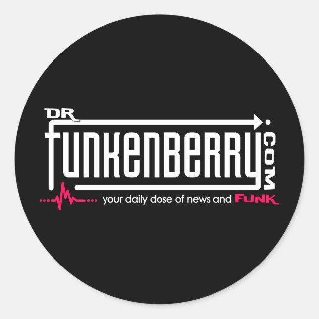 Sticker rond Dr Funkenberry (Devant)