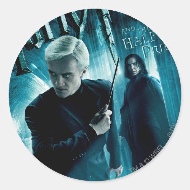 Sticker Rond Draco Malfoy et Snape 1 (Devant)