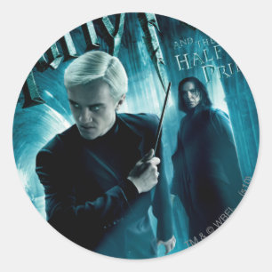 Sticker Rond Draco Malfoy et Snape 1