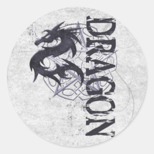 Sticker Rond Dragon !