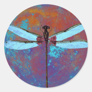Sticker Rond Dragonflight