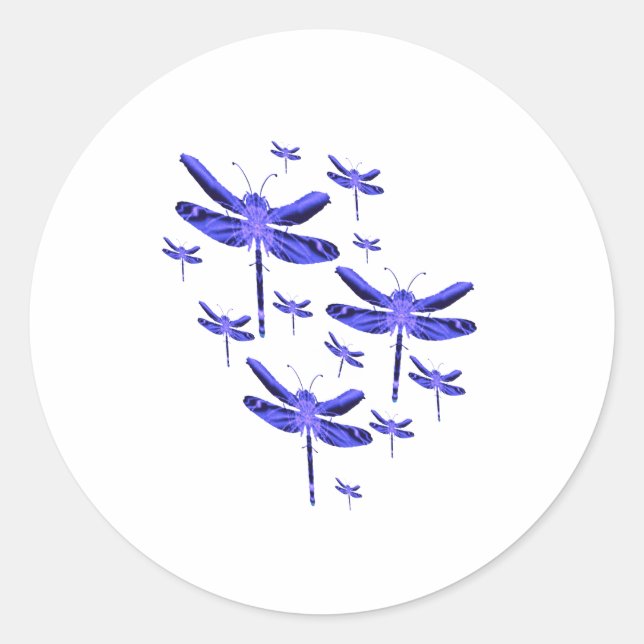 Sticker Rond Dragonfly (Devant)