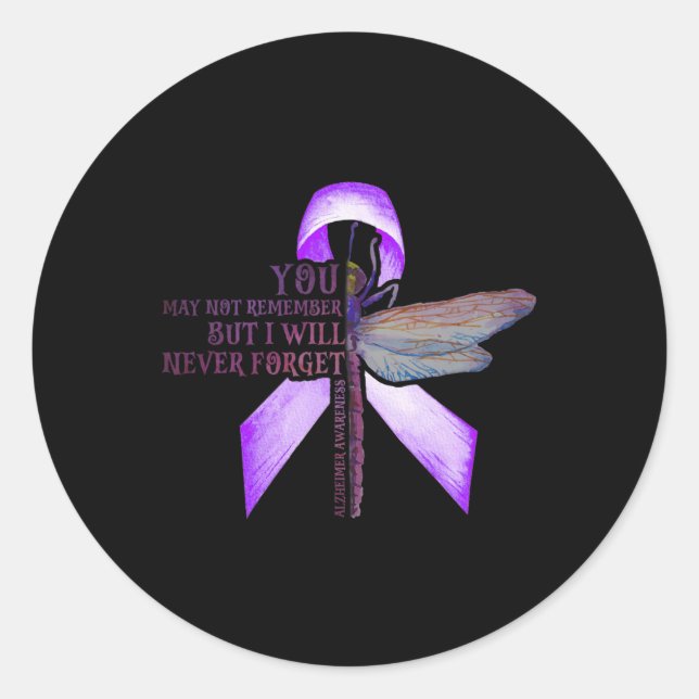 Sticker Rond Dragonfly Vous mai ne pas vous souvenir Heimerheim (Devant)