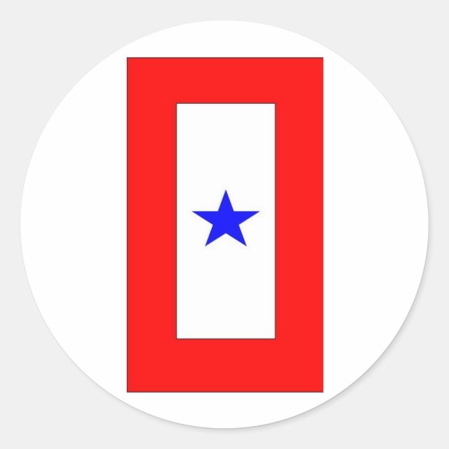 STICKER ROND DRAPEAU 1 DES MÈRES DE GUERRE (Devant)