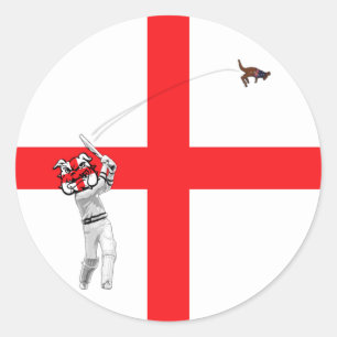Sticker Rond drapeau anglais