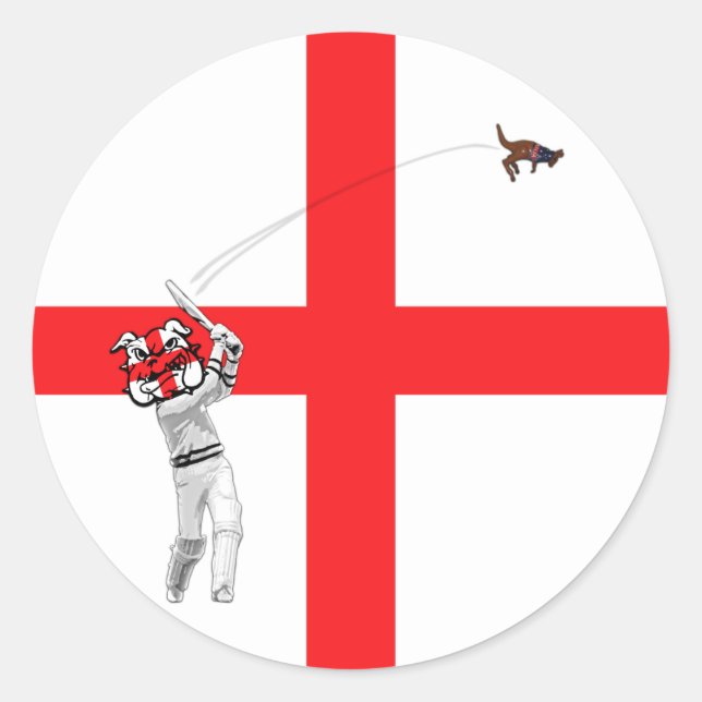 Sticker Rond drapeau anglais (Devant)