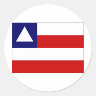 Sticker Rond Drapeau brésilien Bahia