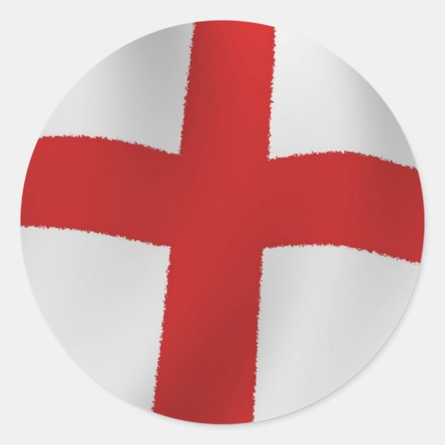 Sticker Rond Drapeau d'Angleterre (Devant)