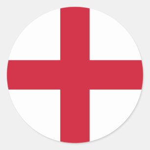 Sticker Rond Drapeau d'autocollant de l'Angleterre