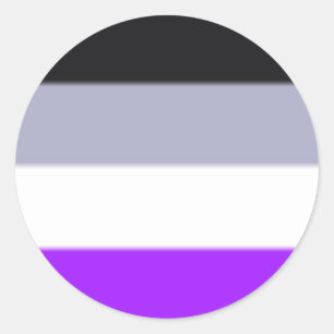 Sticker Rond Drapeau de fierté sexuelle tombée