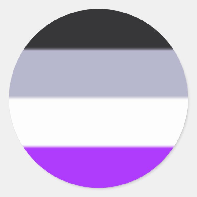 Sticker Rond Drapeau de fierté sexuelle tombée (Devant)