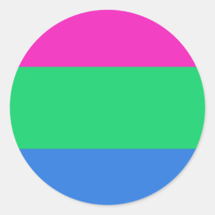 Sticker Rond Drapeau de la Pride